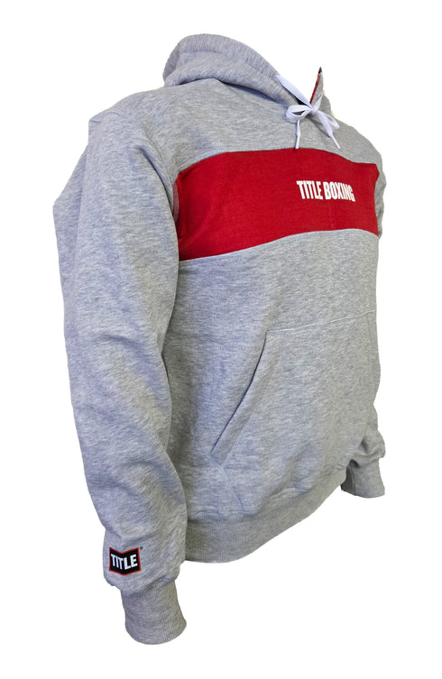 Title Hoodie with Sleeves - Grey